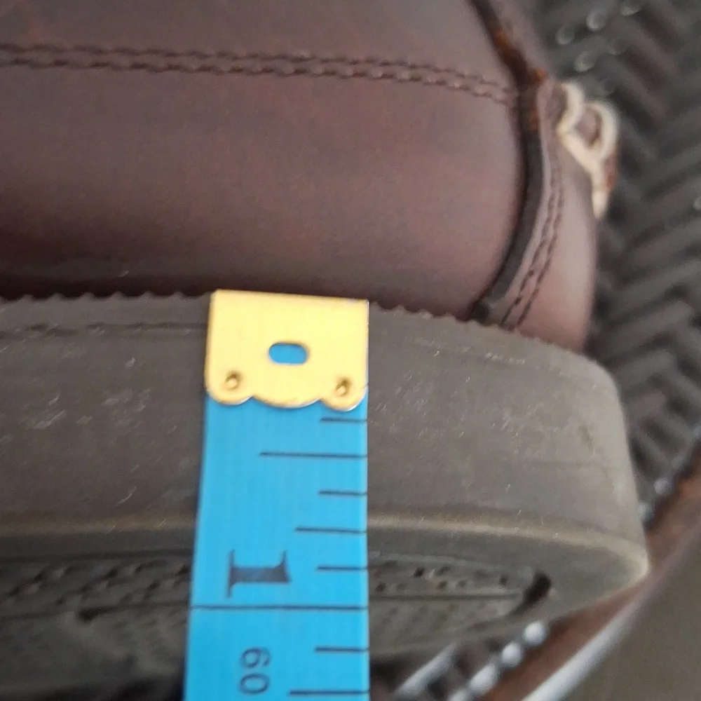 TIMBERLAND MEN'S AUTHENTIC HANDSEWN 3 EYE LUG SOLE BOAT SHOES BROWN SIZE 11.5